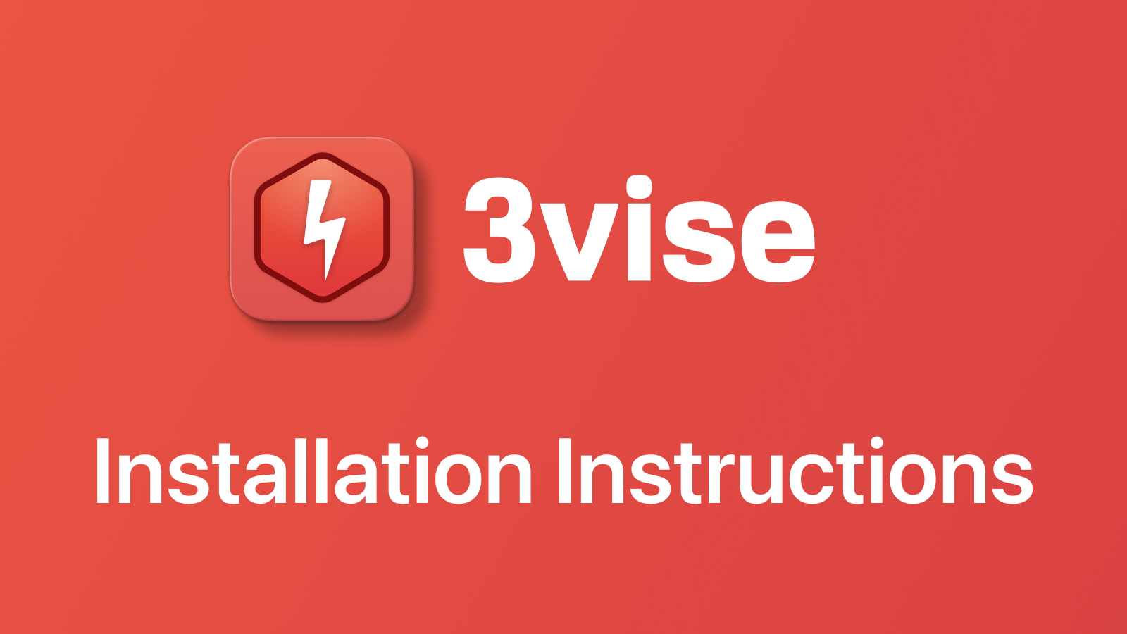 3vise - Installation Instructions - cflo inc.
